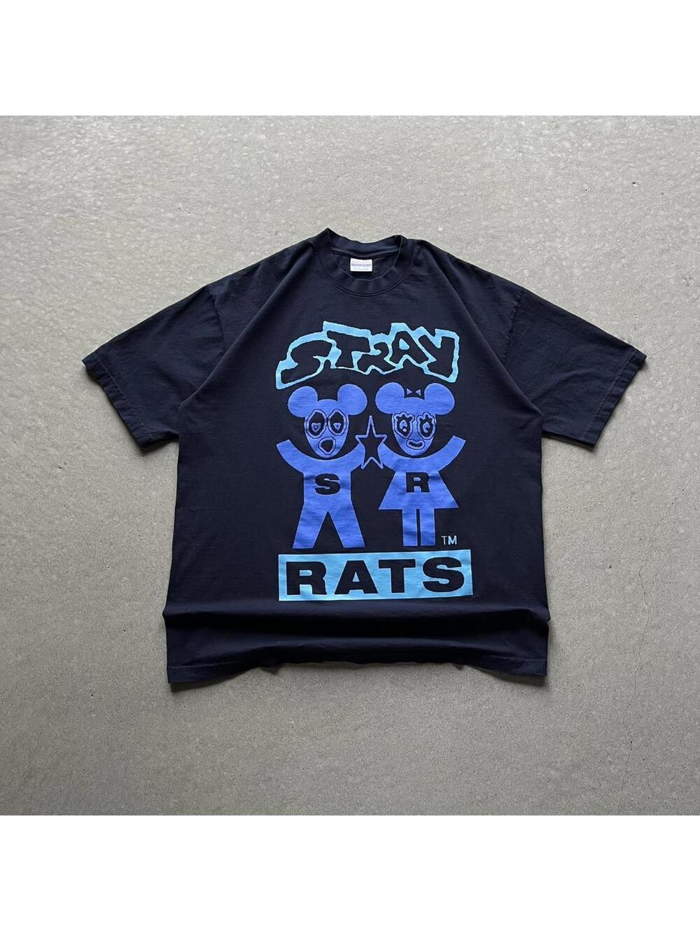 Rare Vintage Style Stray Rats Streetwear Graphic T-Shirt